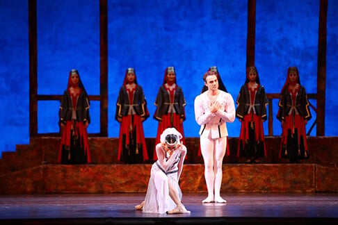 Gayane ballet on the stage of The Bolshoi Theatre