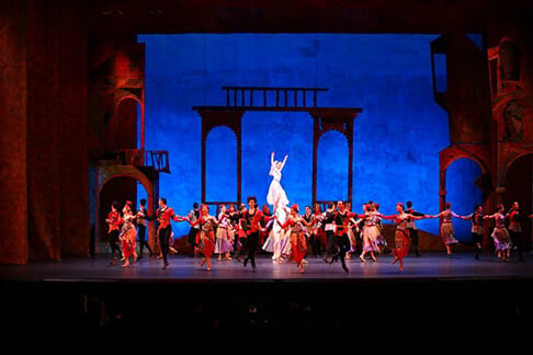 Gayane ballet on the stage of The Bolshoi Theatre