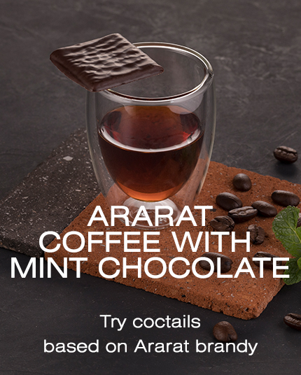 ARARAT Coffee  with mint chocolate