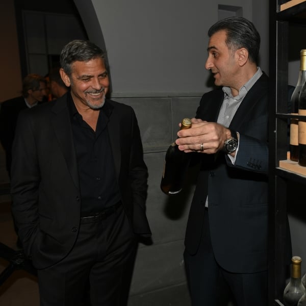 George Clooney and Ruben Vardanyan visit ARARAT Museum in Yerevan