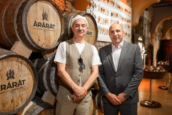Simon Abkarian and Roman Balayan visited the ARARAT Museum