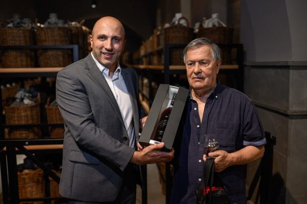 Simon Abkarian and Roman Balayan visited the ARARAT Museum
