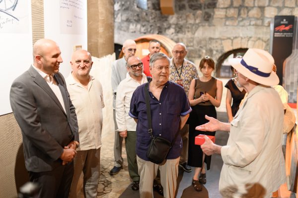 Simon Abkarian and Roman Balayan visited the ARARAT Museum