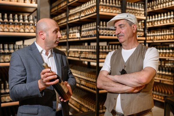 Simon Abkarian and Roman Balayan visited the ARARAT Museum